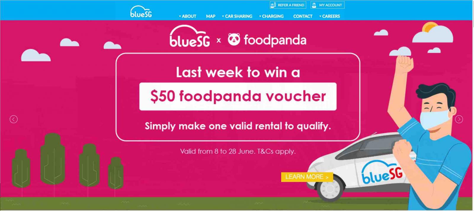 BlueSG - Car Sharing Portal